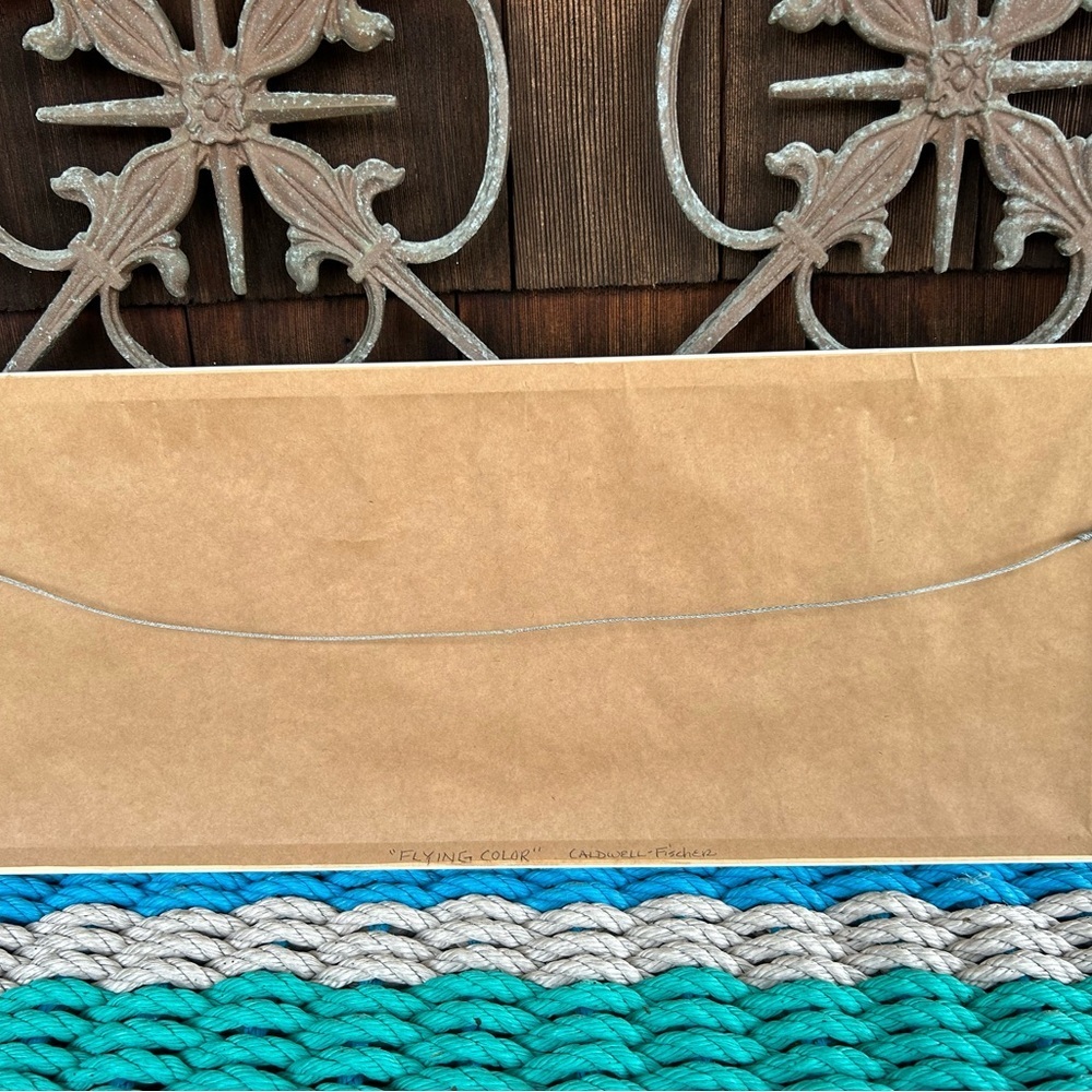 Colorful Sailboat Art Print 
“Flying Color” by Sally Caldwell Fischer - Picture 7 of 7